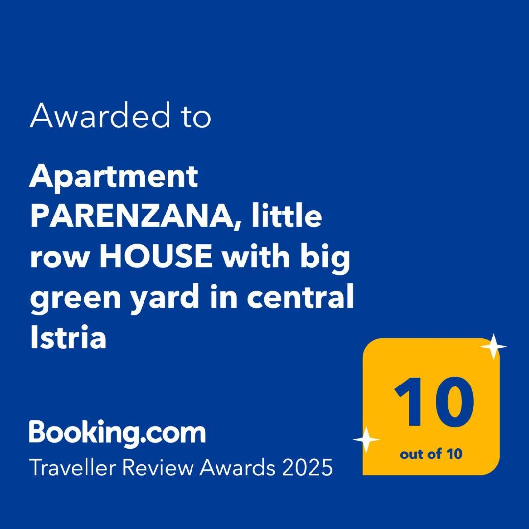 Apartment Parenzana, Little Row House With Big Green Yard In Central Istria Rakotule Exterior foto